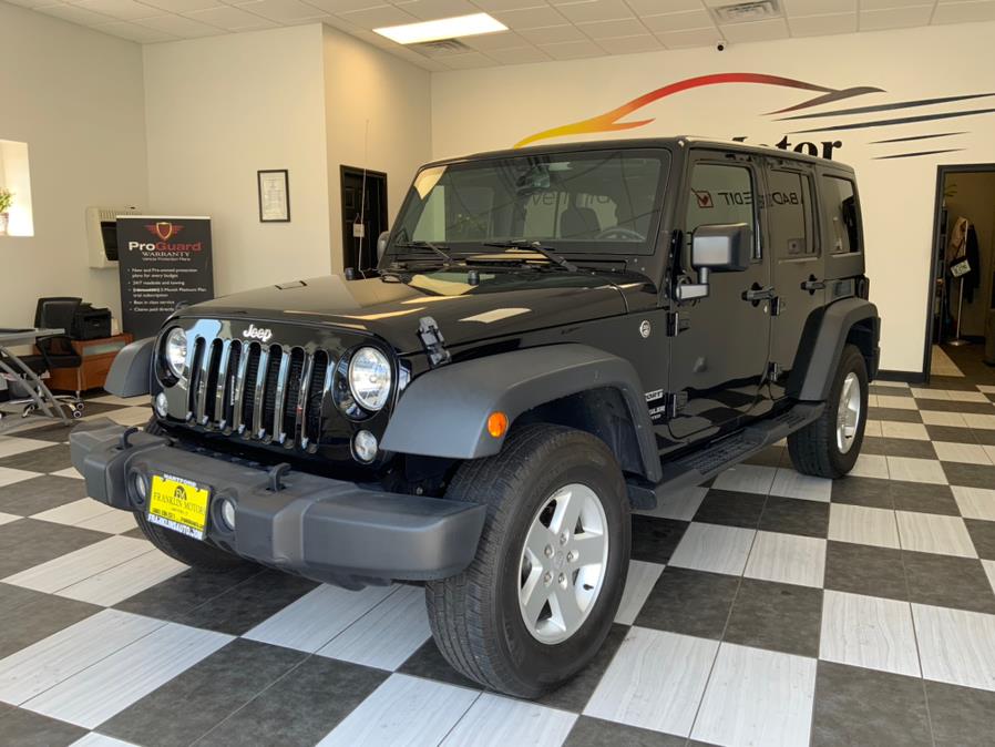 2017 Jeep Wrangler Unlimited Sport 4x4, available for sale in Hartford, Connecticut | Franklin Motors Auto Sales LLC. Hartford, Connecticut