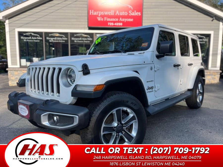 2019 Jeep Wrangler Unlimited Sahara 4x4, available for sale in Harpswell, Maine | Harpswell Auto Sales Inc. Harpswell, Maine