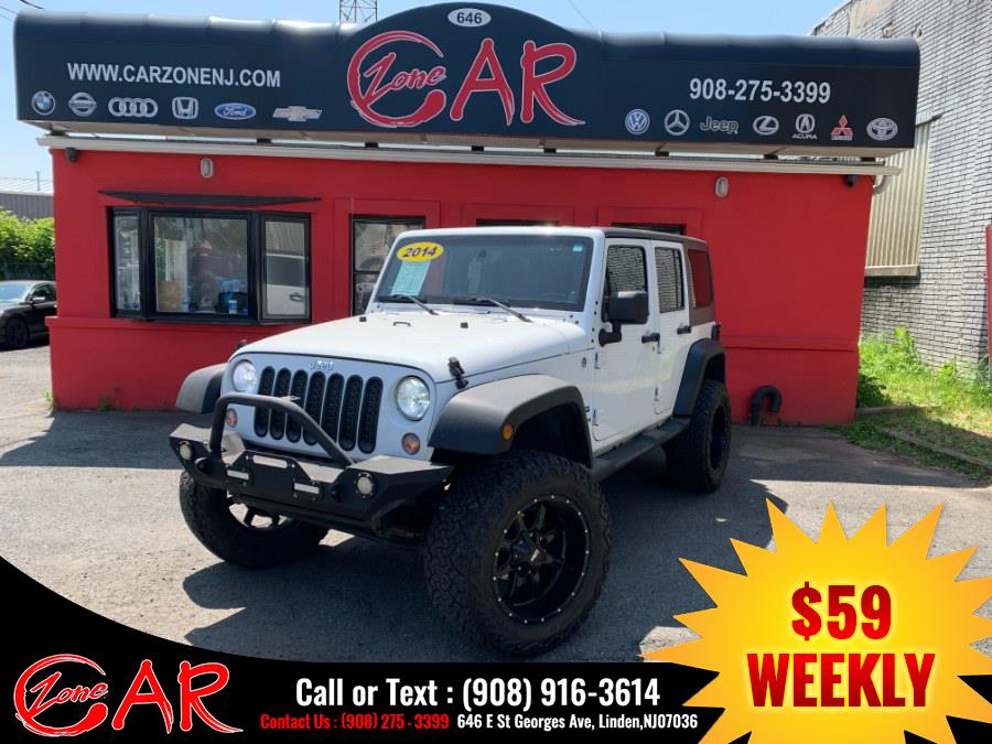 Used Jeep Wrangler Unlimited 4WD 4dr Sport 2014 | Car Zone. Linden, New Jersey