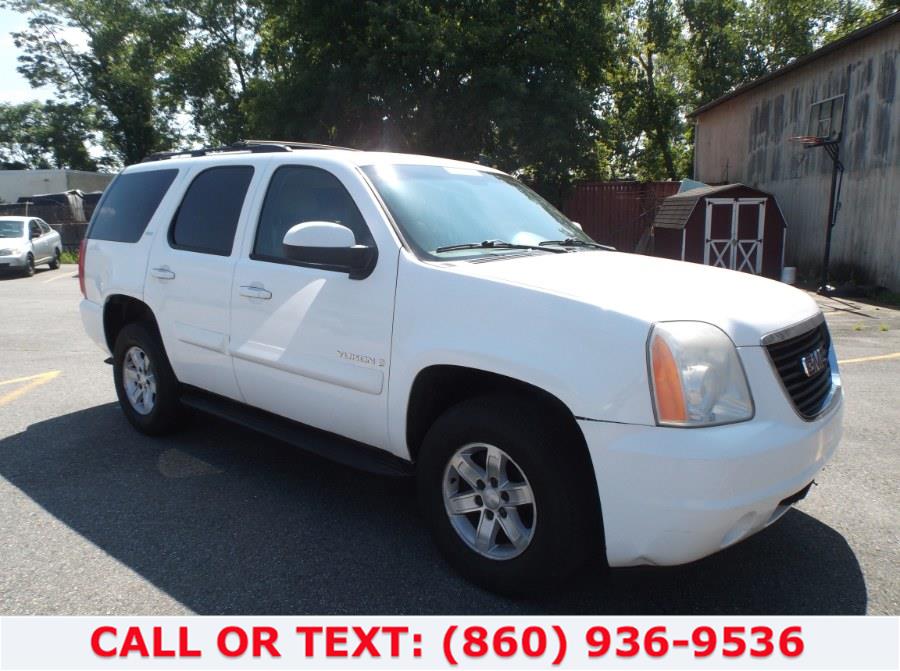 2008 GMC Yukon 4WD 4dr 1500 SLT w/4SB, available for sale in Hartford, Connecticut | Lee Motors Sales Inc. Hartford, Connecticut
