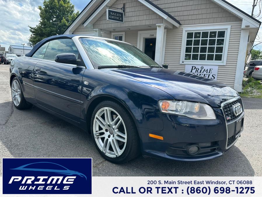 2009 Audi A4 2dr Cabriolet Auto 2.0T quattro SE *Ltd Avail*, available for sale in East Windsor, Connecticut | Prime Wheels. East Windsor, Connecticut