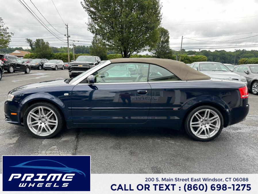 2009 Audi A4 2dr Cabriolet Auto 2.0T quattro *Ltd Avail*, available for sale in East Windsor, Connecticut | Prime Wheels. East Windsor, Connecticut 2009 Audi A4 2dr Cabriolet Auto 2.0T quattro *Ltd Avail*, available for sale in East Windsor, Connecticut | Prime Wheels. East Windsor, Connecticut