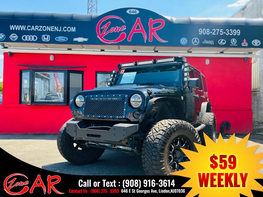 2013 Jeep Wrangler Unlimited 4WD 4dr Sahara, available for sale in Linden, New Jersey | Car Zone. Linden, New Jersey