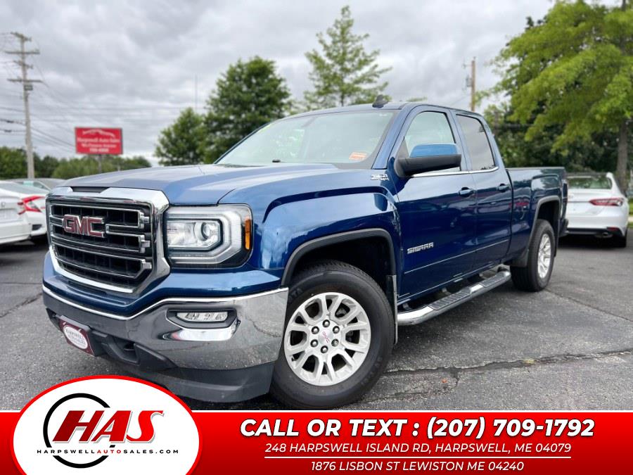 2018 GMC Sierra 1500 4WD Double Cab 143.5" SLE, available for sale in Harpswell, Maine | Harpswell Auto Sales Inc. Harpswell, Maine