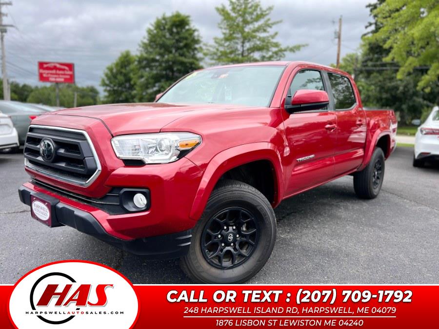 Used Toyota Tacoma 4WD SR5 Double Cab 5'' Bed V6 AT (Natl) 2021 | Harpswell Auto Sales Inc. Harpswell, Maine