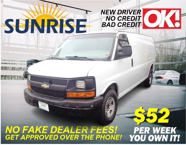 2010 Chevrolet Express Cargo Van RWD 3500 155", available for sale in Rosedale, New York | Sunrise Auto Sales. Rosedale, New York