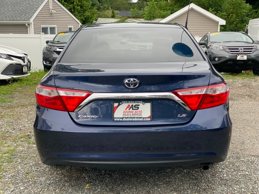 2016 Toyota Camry 4dr Sdn I4 Auto LE (Natl), available for sale in Hamden, Connecticut | Adonai Auto Sales LLC. Hamden, Connecticut 2016 Toyota Camry 4dr Sdn I4 Auto LE (Natl), available for sale in Hamden, Connecticut | Adonai Auto Sales LLC. Hamden, Connecticut