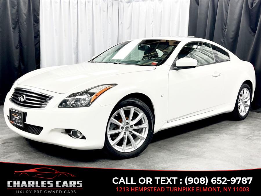 Used 2015 Infiniti Q60 Coupe in Elmont, New York | Charles Cars. Elmont, New York