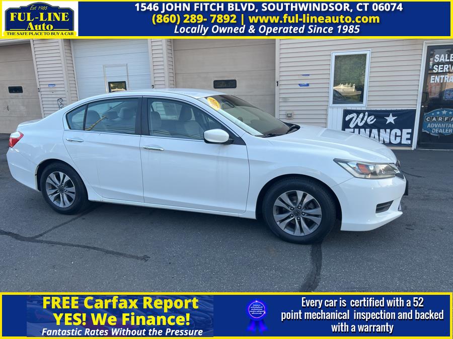 2014 Honda Accord SDN 4dr I4 CVT LX, available for sale in South Windsor , Connecticut | Ful-line Auto LLC. South Windsor , Connecticut