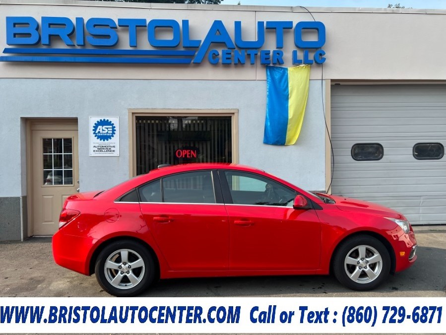 2016 Chevrolet Cruze Limited 4dr Sdn Auto LT w/1LT, available for sale in Bristol, Connecticut | Bristol Auto Center LLC. Bristol, Connecticut