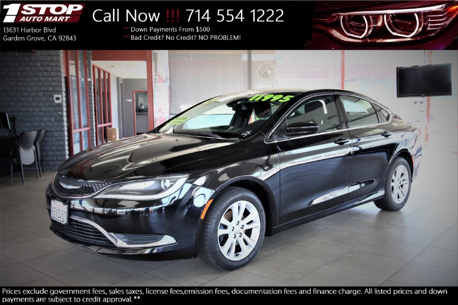 2016 Chrysler 200 4dr Sdn Limited FWD, available for sale in Garden Grove, California | 1 Stop Auto Mart Inc.. Garden Grove, California
