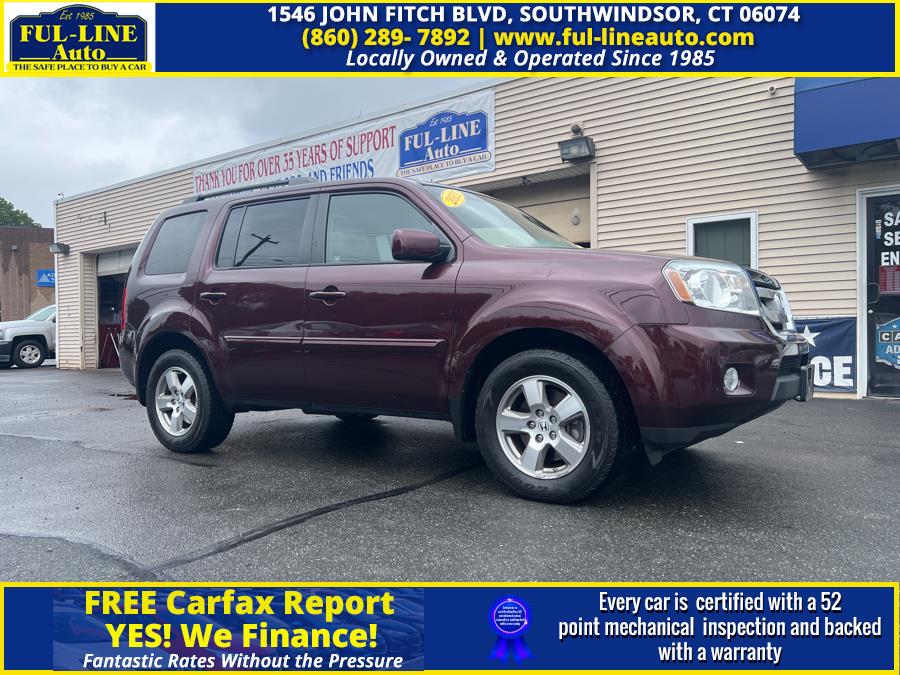 2011 Honda Pilot 4WD 4dr EX-L w/RES, available for sale in South Windsor , Connecticut | Ful-line Auto LLC. South Windsor , Connecticut