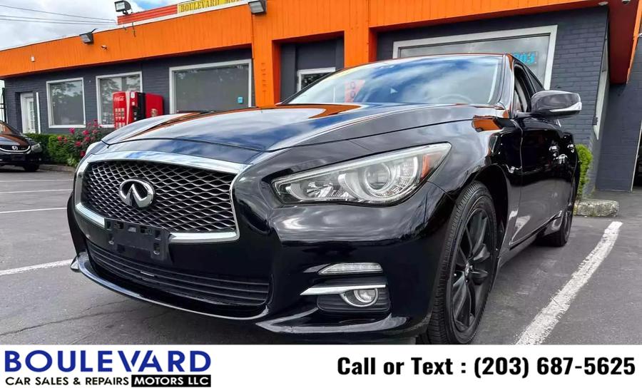 2015 Infiniti Q50 3.7 Premium Sedan 4D, available for sale in New Haven, Connecticut | Boulevard Motors LLC. New Haven, Connecticut 2015 Infiniti Q50 3.7 Premium Sedan 4D, available for sale in New Haven, Connecticut | Boulevard Motors LLC. New Haven, Connecticut