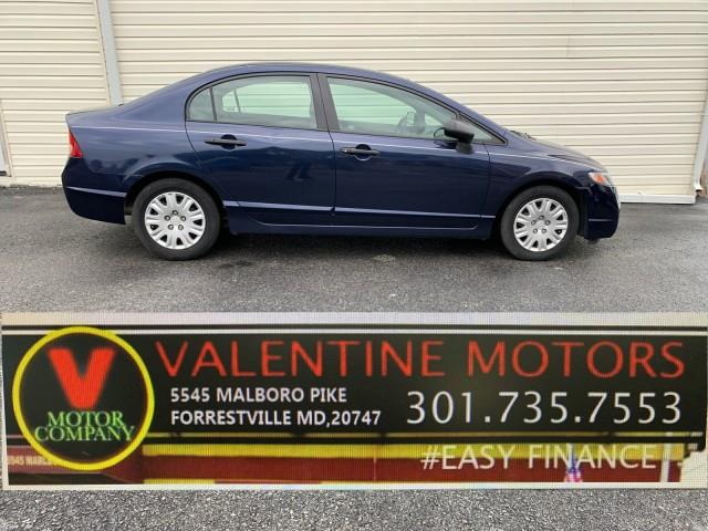 2009 Honda Civic Sdn DX-VP, available for sale in Forestville, Maryland | Valentine Motor Company. Forestville, Maryland 2009 Honda Civic Sdn DX-VP, available for sale in Forestville, Maryland | Valentine Motor Company. Forestville, Maryland