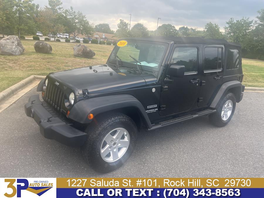 2010 Jeep Wrangler Unlimited 4WD 4dr Sport, available for sale in Rock Hill, South Carolina | 3 Points Auto Sales. Rock Hill, South Carolina