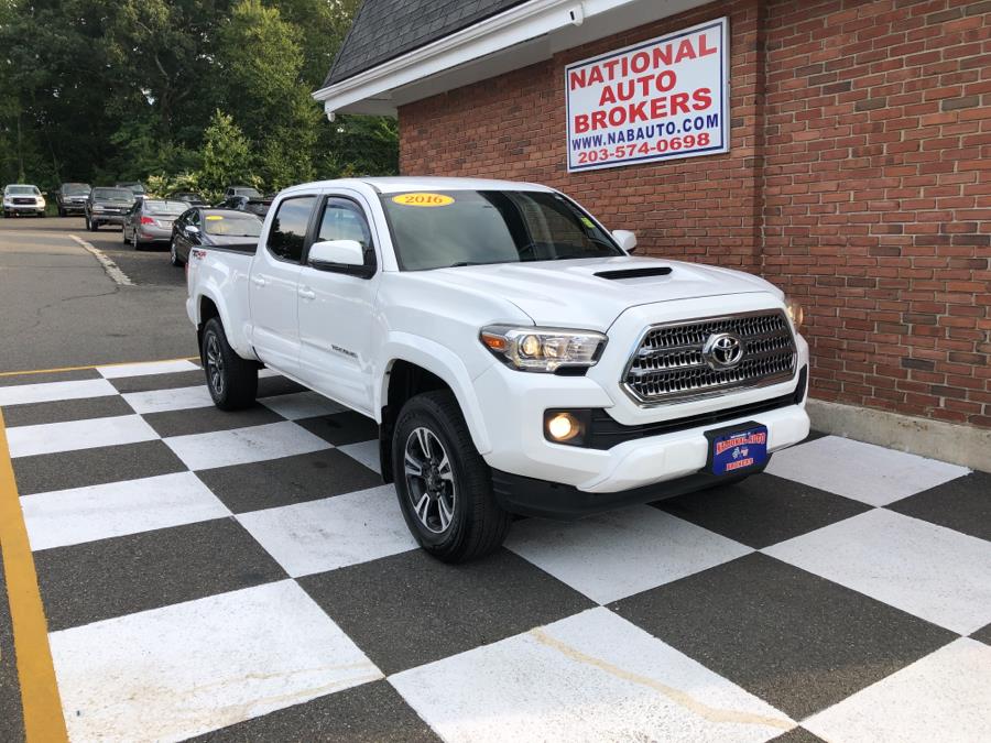 2016 Toyota Tacoma 4WD Double Cab Longbed TRD Sport, available for sale in Waterbury, Connecticut | National Auto Brokers, Inc.. Waterbury, Connecticut