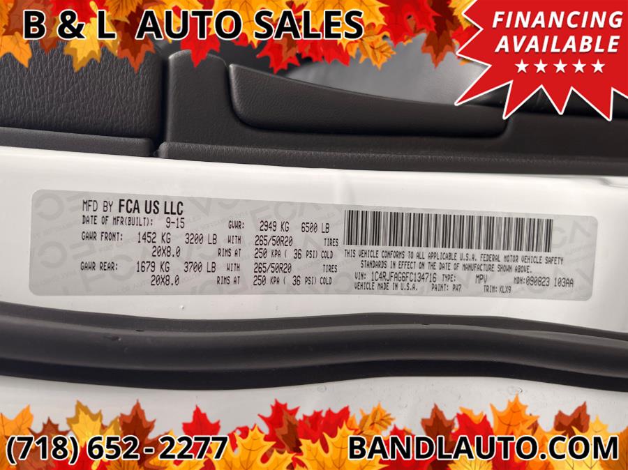 2015 Jeep Grand Cherokee 4WD 4dr Altitude, available for sale in Bronx, New York | B & L Auto Sales LLC. Bronx, New York 2015 Jeep Grand Cherokee 4WD 4dr Altitude, available for sale in Bronx, New York | B & L Auto Sales LLC. Bronx, New York