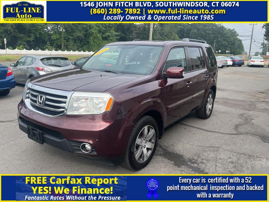 2013 Honda Pilot 4WD 4dr Touring w/RES & Navi, available for sale in South Windsor , Connecticut | Ful-line Auto LLC. South Windsor , Connecticut