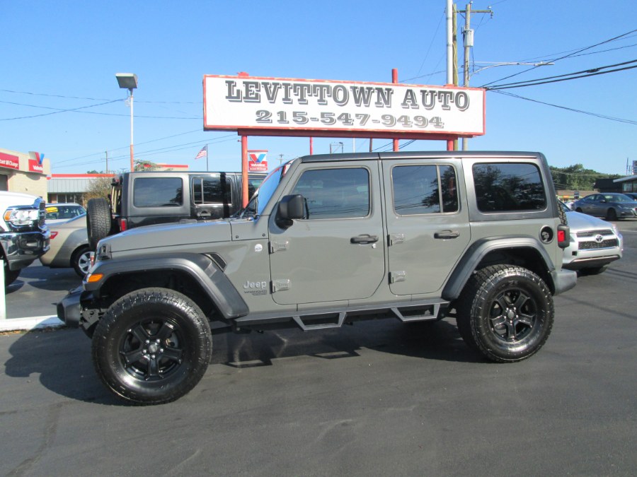 2018 Jeep Wrangler Unlimited Sport S 4x4, available for sale in Levittown, Pennsylvania | Levittown Auto. Levittown, Pennsylvania