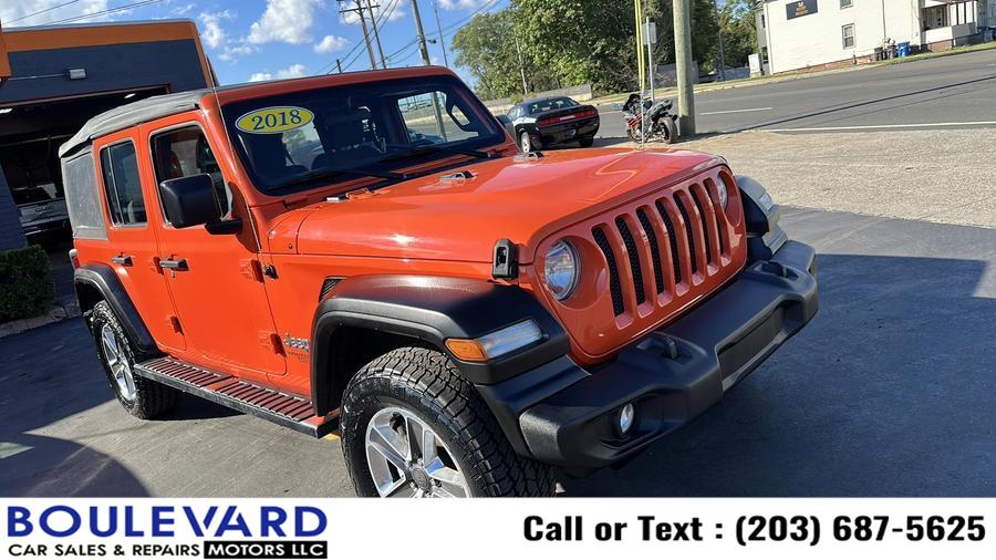 2018 Jeep Wrangler Unlimited All New Sport SUV 4D, available for sale in New Haven, Connecticut | Boulevard Motors LLC. New Haven, Connecticut