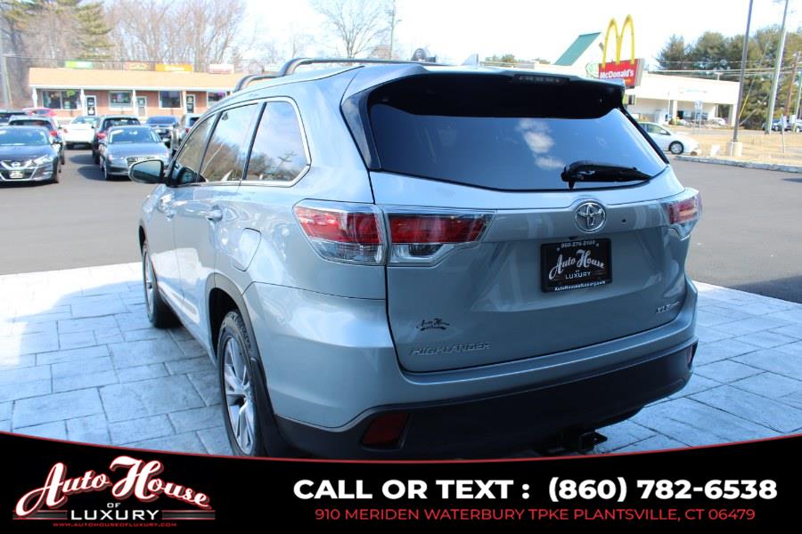 2015 Toyota Highlander AWD 4dr V6 XLE (Natl), available for sale in Plantsville, Connecticut | Auto House of Luxury. Plantsville, Connecticut 2015 Toyota Highlander AWD 4dr V6 XLE (Natl), available for sale in Plantsville, Connecticut | Auto House of Luxury. Plantsville, Connecticut