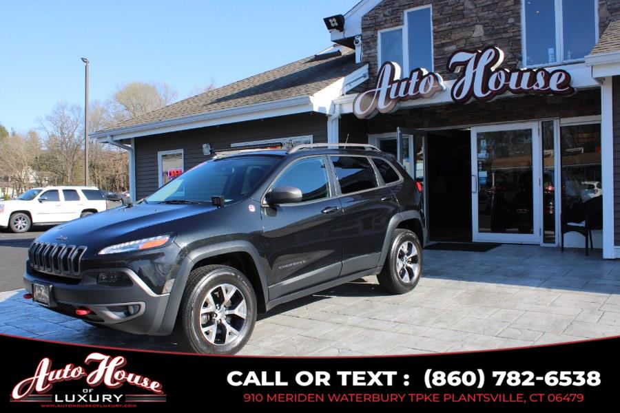 2015 Jeep Cherokee 4WD 4dr Trailhawk, available for sale in Plantsville, Connecticut | Auto House of Luxury. Plantsville, Connecticut