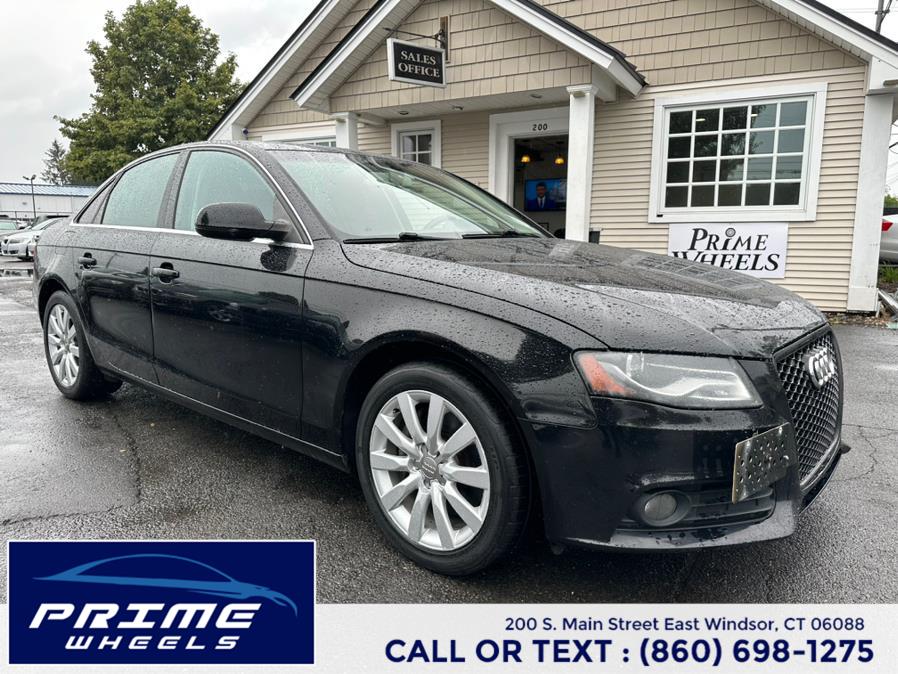 2012 Audi A4 4dr Sdn Auto quattro 2.0T Premium, available for sale in East Windsor, Connecticut | Prime Wheels. East Windsor, Connecticut