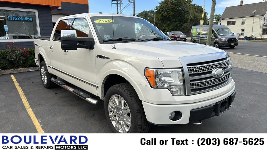 2009 Ford F150 Supercrew Cab Platinum Pickup 4D 5 1/2 ft, available for sale in New Haven, Connecticut | Boulevard Motors LLC. New Haven, Connecticut