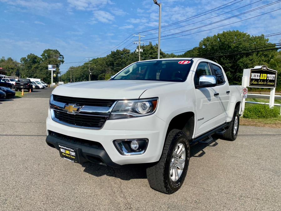 2018 Chevrolet Colorado 4WD Crew Cab 128.3" LT, available for sale in South Windsor, Connecticut | Mike And Tony Auto Sales, Inc. South Windsor, Connecticut