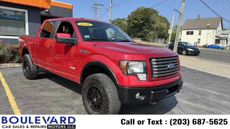 2012 Ford F150 Supercrew Cab FX4 Pickup 4D 5 1/2 ft, available for sale in New Haven, Connecticut | Boulevard Motors LLC. New Haven, Connecticut