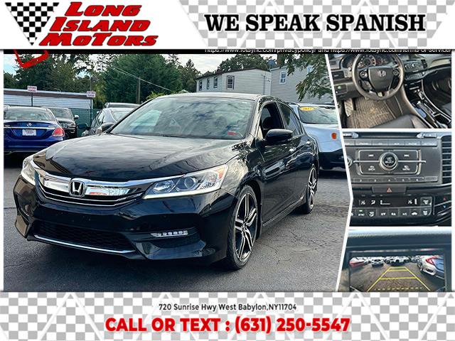 2017 Honda Accord Sedan Sport SE CVT, available for sale in West Babylon, New York | Long Island Motors. West Babylon, New York