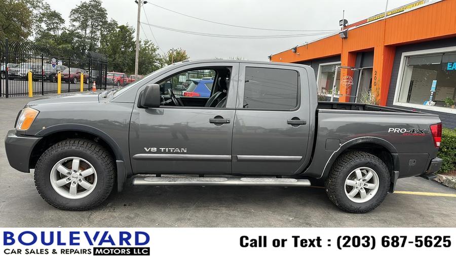 2012 Nissan Titan Crew Cab PRO-4X Pickup 4D 5 1/2 ft, available for sale in New Haven, Connecticut | Boulevard Motors LLC. New Haven, Connecticut 2012 Nissan Titan Crew Cab PRO-4X Pickup 4D 5 1/2 ft, available for sale in New Haven, Connecticut | Boulevard Motors LLC. New Haven, Connecticut