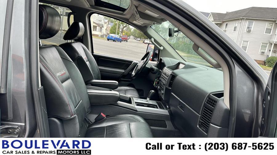 2012 Nissan Titan Crew Cab PRO-4X Pickup 4D 5 1/2 ft, available for sale in New Haven, Connecticut | Boulevard Motors LLC. New Haven, Connecticut 2012 Nissan Titan Crew Cab PRO-4X Pickup 4D 5 1/2 ft, available for sale in New Haven, Connecticut | Boulevard Motors LLC. New Haven, Connecticut