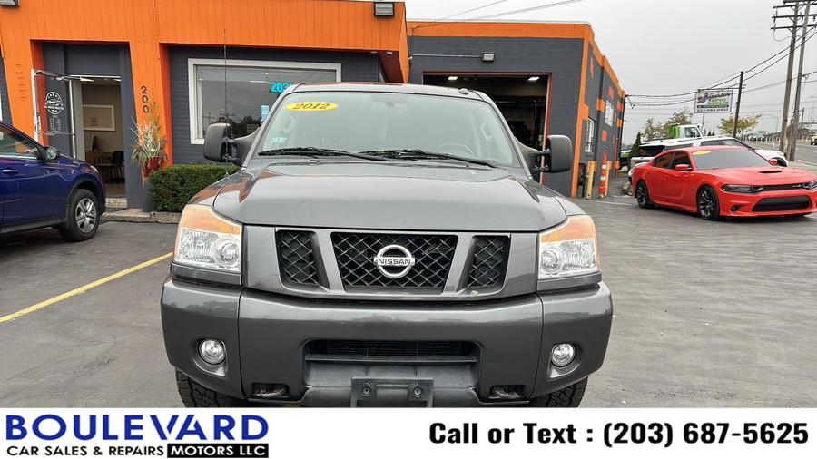 2012 Nissan Titan Crew Cab PRO-4X Pickup 4D 5 1/2 ft, available for sale in New Haven, Connecticut | Boulevard Motors LLC. New Haven, Connecticut 2012 Nissan Titan Crew Cab PRO-4X Pickup 4D 5 1/2 ft, available for sale in New Haven, Connecticut | Boulevard Motors LLC. New Haven, Connecticut
