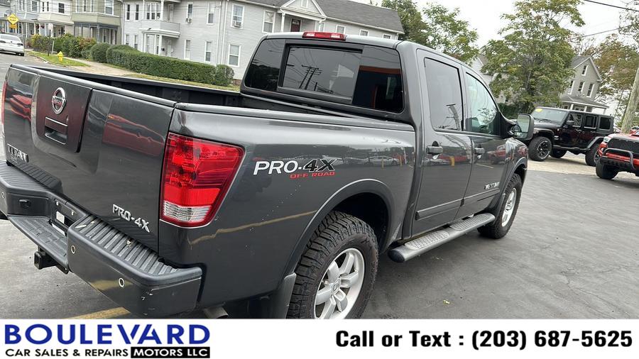 2012 Nissan Titan Crew Cab PRO-4X Pickup 4D 5 1/2 ft, available for sale in New Haven, Connecticut | Boulevard Motors LLC. New Haven, Connecticut 2012 Nissan Titan Crew Cab PRO-4X Pickup 4D 5 1/2 ft, available for sale in New Haven, Connecticut | Boulevard Motors LLC. New Haven, Connecticut