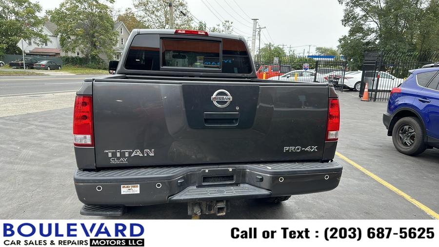 2012 Nissan Titan Crew Cab PRO-4X Pickup 4D 5 1/2 ft, available for sale in New Haven, Connecticut | Boulevard Motors LLC. New Haven, Connecticut 2012 Nissan Titan Crew Cab PRO-4X Pickup 4D 5 1/2 ft, available for sale in New Haven, Connecticut | Boulevard Motors LLC. New Haven, Connecticut