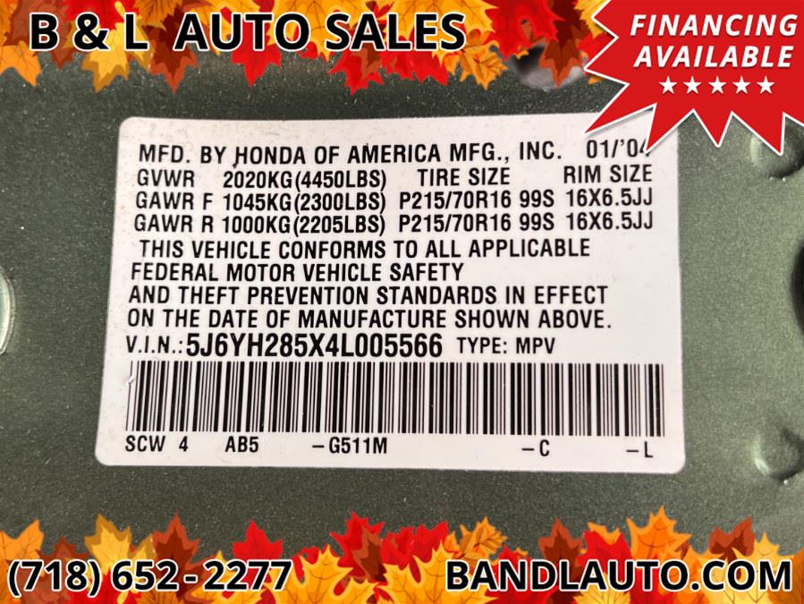 2004 Honda Element 4WD EX Auto, available for sale in Bronx, New York | B & L Auto Sales LLC. Bronx, New York 2004 Honda Element 4WD EX Auto, available for sale in Bronx, New York | B & L Auto Sales LLC. Bronx, New York