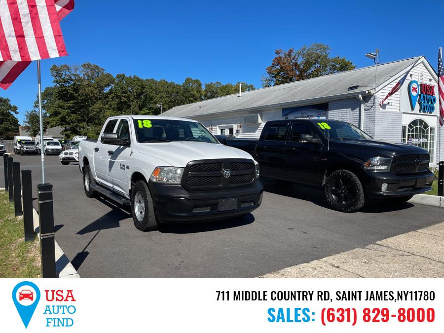 2018 Ram 1500 Tradesman 4x4 Crew Cab 5''7" Box, available for sale in Saint James, New York | USA Auto Find. Saint James, New York