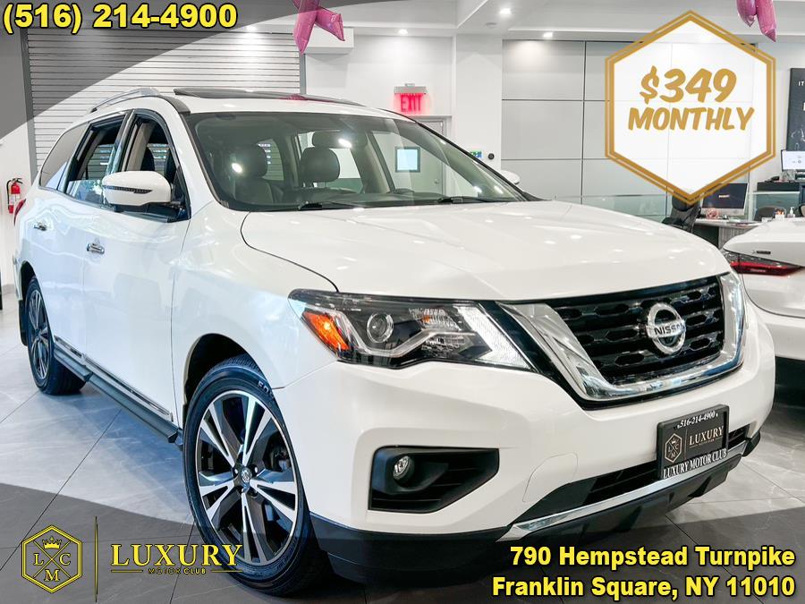 2019 Nissan Pathfinder 4x4 PLATINUM, available for sale in Franklin Square, New York | Luxury Motor Club. Franklin Square, New York 2019 Nissan Pathfinder 4x4 PLATINUM, available for sale in Franklin Square, New York | Luxury Motor Club. Franklin Square, New York