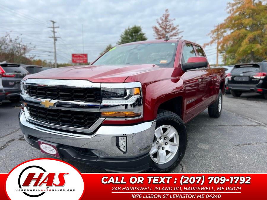 2018 Chevrolet Silverado 1500 4WD Double Cab 143.5" LT w/2LT, available for sale in Harpswell, Maine | Harpswell Auto Sales Inc. Harpswell, Maine