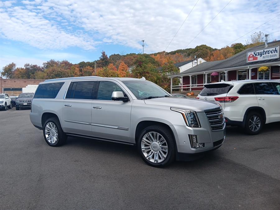 2019 Cadillac Escalade ESV 4WD 4dr Platinum, available for sale in Old Saybrook, Connecticut | Saybrook Auto Barn. Old Saybrook, Connecticut