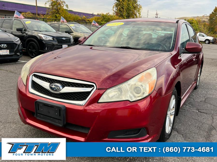 2011 Subaru Legacy 4dr Sdn H4 Auto 2.5i Prem AWP, available for sale in Somers, Connecticut | Four Town Motors LLC. Somers, Connecticut