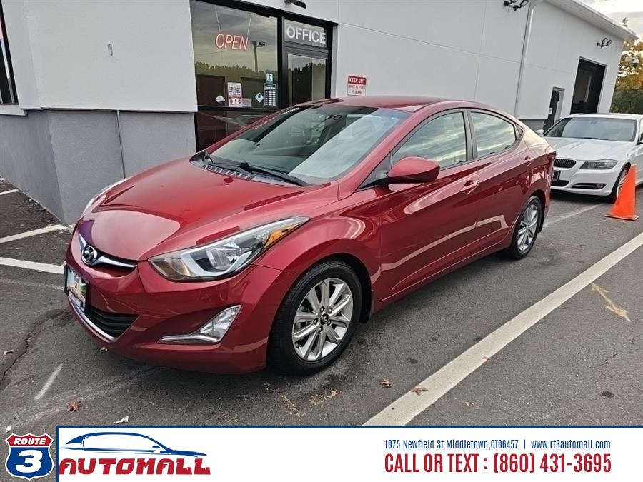 2016 Hyundai Elantra 4dr Sdn Man SE (Alabama Plant), available for sale in Middletown, Connecticut | RT 3 AUTO MALL LLC. Middletown, Connecticut