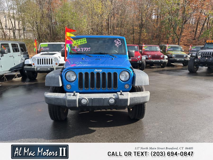 2016 Jeep Wrangler Unlimited 4WD 4dr Sport, available for sale in Branford, Connecticut | Al Mac Motors 2. Branford, Connecticut 2016 Jeep Wrangler Unlimited 4WD 4dr Sport, available for sale in Branford, Connecticut | Al Mac Motors 2. Branford, Connecticut