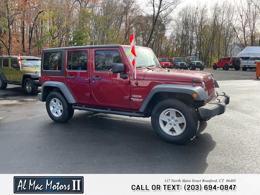 2013 Jeep Wrangler Unlimited 4WD 4dr Sport, available for sale in Branford, Connecticut | Al Mac Motors 2. Branford, Connecticut 2013 Jeep Wrangler Unlimited 4WD 4dr Sport, available for sale in Branford, Connecticut | Al Mac Motors 2. Branford, Connecticut