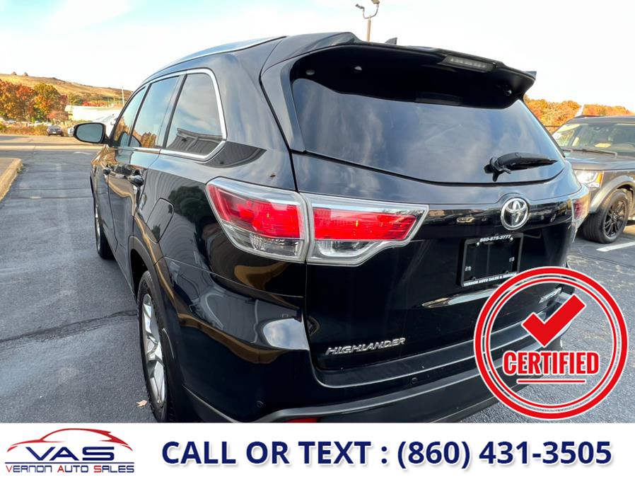 2014 Toyota Highlander AWD 4dr V6 Limited (Natl), available for sale in Manchester, Connecticut | Vernon Auto Sale & Service. Manchester, Connecticut 2014 Toyota Highlander AWD 4dr V6 Limited (Natl), available for sale in Manchester, Connecticut | Vernon Auto Sale & Service. Manchester, Connecticut