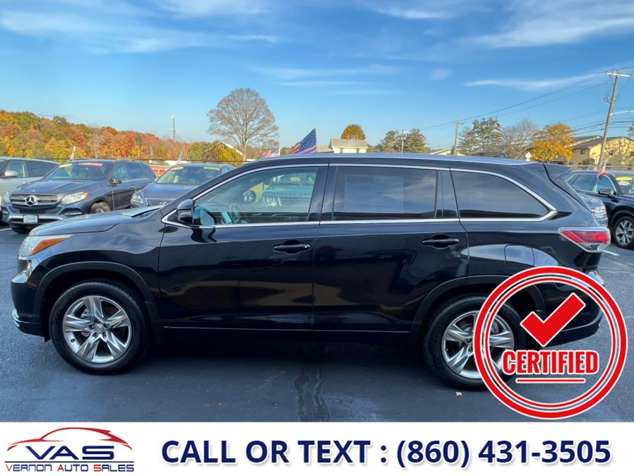 2014 Toyota Highlander AWD 4dr V6 Limited (Natl), available for sale in Manchester, Connecticut | Vernon Auto Sale & Service. Manchester, Connecticut 2014 Toyota Highlander AWD 4dr V6 Limited (Natl), available for sale in Manchester, Connecticut | Vernon Auto Sale & Service. Manchester, Connecticut