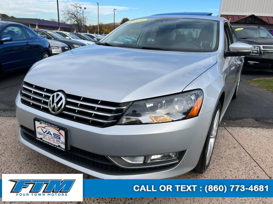 Used Volkswagen Passat 4dr Sdn 2.0L DSG TDI SEL Premium 2014 | Four Town Motors LLC. Somers, Connecticut