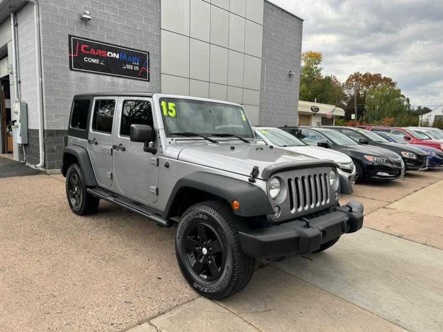 2015 Jeep Wrangler Unlimited 4WD 4dr Sport, available for sale in Manchester, Connecticut | Carsonmain LLC. Manchester, Connecticut
