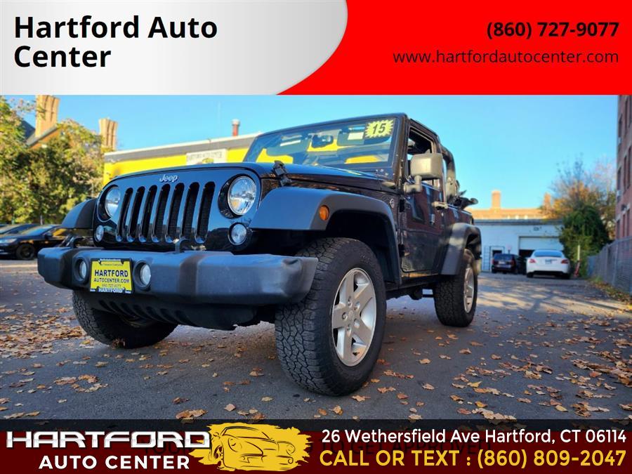2015 Jeep Wrangler Sport 4x4 2dr SUV, available for sale in Hartford, Connecticut | Hartford Auto Center LLC. Hartford, Connecticut